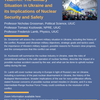 Poster for Ukraine teach-in event